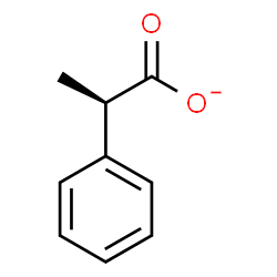 ChemSpider 2D Image | (2R)-2-Phenylpropanoate | C9H9O2