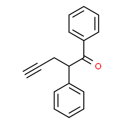 ChemSpider 2D Image | 1,2-Diphenyl-4-pentyn-1-one | C17H14O