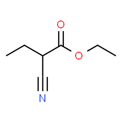 ChemSpider 2D Image | ethyl2-cyanobutanoate | C7H11NO2
