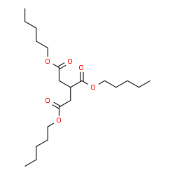 ChemSpider 2D Image | Tripentyl 1,2,3-propanetricarboxylate | C21H38O6