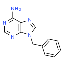ChemSpider 2D Image | 9-benzyladenine | C12H11N5