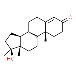 ChemSpider 2D Image | 9-DEHYDROMETHYLTESTOSTERONE | C20H28O2