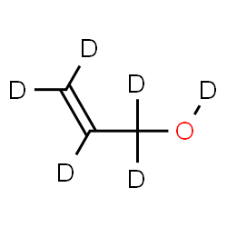 ChemSpider 2D Image | (~2~H_5_)-2-Propen-1-(~2~H)ol | C3D6O