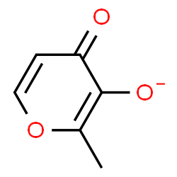 ChemSpider 2D Image | 2-Methyl-4-oxo-4H-pyran-3-olate | C6H5O3