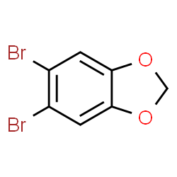 ChemSpider 2D Image | 5,6-Dibromo-1,3-benzodioxole | C7H4Br2O2