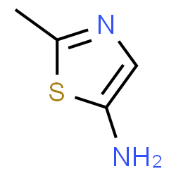 ChemSpider 2D Image | 2-Methyl-1,3-thiazol-5-amine | C4H6N2S