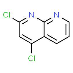 ChemSpider 2D Image | 2,4-Dichloro-1,8-naphthyridine | C8H4Cl2N2