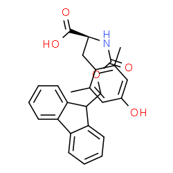 ChemSpider 2D Image | N-[(9H-Fluoren-9-ylmethoxy)carbonyl]-2,6-dimethyl-L-tyrosine | C26H25NO5