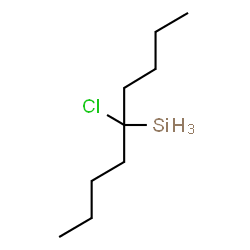 ChemSpider 2D Image | (5-Chloro-5-nonanyl)silane | C9H21ClSi