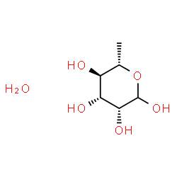 ChemSpider 2D Image | L-(+)-Rhamnose Hydrate | C6H14O6