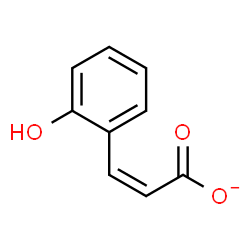 ChemSpider 2D Image | (2Z)-3-(2-Hydroxyphenyl)acrylate | C9H7O3