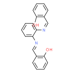 ChemSpider 2D Image | Bis(salicylidene)-o-phenylenediamine | C20H16N2O2