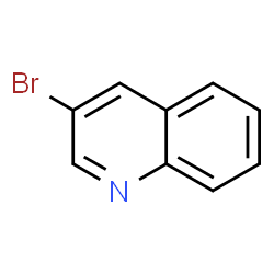 ChemSpider 2D Image | 3-Bromoquinliine | C9H6BrN