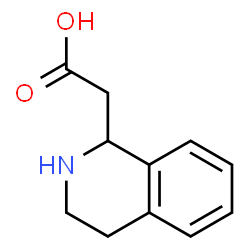 ChemSpider 2D Image | 1,2,3,4-Tetrahydro-1-isoquinolinylacetic acid | C11H13NO2