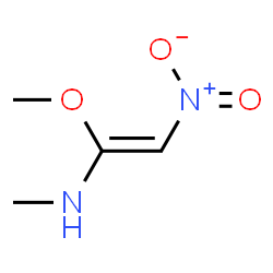 ChemSpider 2D Image | 1-Methoxy-N-methyl-2-nitroethenamine | C4H8N2O3