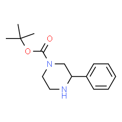 ChemSpider 2D Image | N-1-Boc-3-phenylpiperazine | C15H22N2O2
