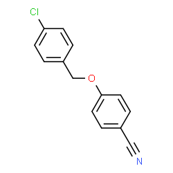 ChemSpider 2D Image | 4-[(4-Chlorobenzyl)oxy]benzonitrile | C14H10ClNO