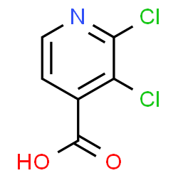 ChemSpider 2D Image | 2,3-Dichloroisonicotinic acid | C6H3Cl2NO2