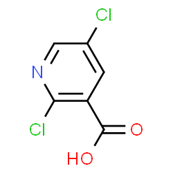 ChemSpider 2D Image | 2,5-Dichloronicotinic acid | C6H3Cl2NO2