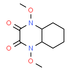ChemSpider 2D Image | 1,4-Dimethoxyoctahydro-2,3-quinoxalinedione | C10H16N2O4