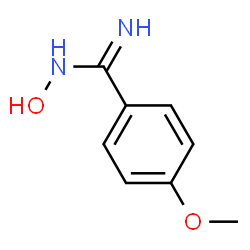 ChemSpider 2D Image | 4-Methoxybenzamidoxime | C8H10N2O2