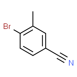 ChemSpider 2D Image | 4-Bromo-3-methylbenzonitrile | C8H6BrN
