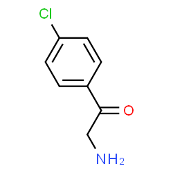 ChemSpider 2D Image | 2-Amino-1-(4-chlorophenyl)ethanone | C8H8ClNO