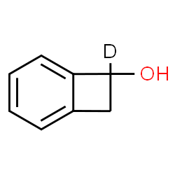 ChemSpider 2D Image | (7-~2~H)Bicyclo[4.2.0]octa-1,3,5-trien-7-ol | C8H7DO