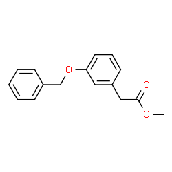 ChemSpider 2D Image | Methyl [3-(benzyloxy)phenyl]acetate | C16H16O3