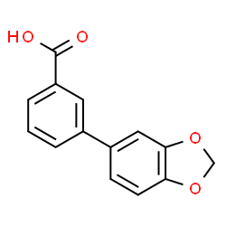 ChemSpider 2D Image | 3-(1,3-Benzodioxol-5-yl)benzoic acid | C14H10O4