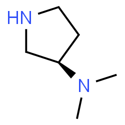 ChemSpider 2D Image | (R)-3-Dimethylaminopyrrolidine | C6H14N2