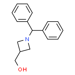 ChemSpider 2D Image | (1-Benzhydrylazetidin-3-yl)methanol | C17H19NO