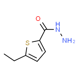 ChemSpider 2D Image | 5-Ethyl-2-thiophenecarbohydrazide | C7H10N2OS