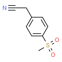 ChemSpider 2D Image | [4-(Methylsulfonyl)phenyl]acetonitrile | C9H9NO2S