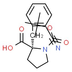 ChemSpider 2D Image | 2-(2-Cyanobenzyl)-1-{[(2-methyl-2-propanyl)oxy]carbonyl}-L-proline | C18H22N2O4
