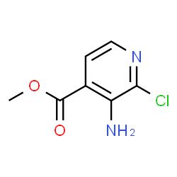 ChemSpider 2D Image | Methyl 3-amino-2-chloroisonicotinate | C7H7ClN2O2