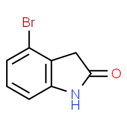 ChemSpider 2D Image | 4-BROMOOXINDOLE | C8H6BrNO
