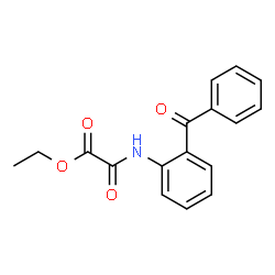ChemSpider 2D Image | Ethyl [(2-benzoylphenyl)amino](oxo)acetate | C17H15NO4