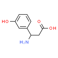 ChemSpider 2D Image | DL-β-(3-hydroxyphenyl)alanine | C9H11NO3