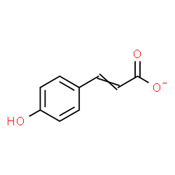 ChemSpider 2D Image | 4-Hydroxy cinnamate | C9H7O3