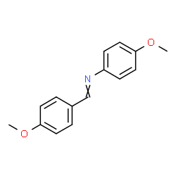 ChemSpider 2D Image | N,1-Bis(4-methoxyphenyl)methanimine | C15H15NO2