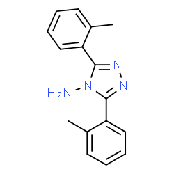 ChemSpider 2D Image | 3,5-Bis(2-methylphenyl)-4H-1,2,4-triazol-4-amine | C16H16N4