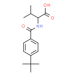 ChemSpider 2D Image | N-(4-tert-Butylbenzoyl)valine | C16H23NO3