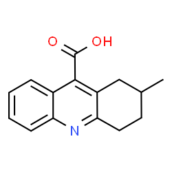 ChemSpider 2D Image | 2-Methyl-1,2,3,4-tetrahydro-9-acridinecarboxylic acid | C15H15NO2