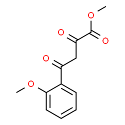 ChemSpider 2D Image | Methyl 4-(2-methoxyphenyl)-2,4-dioxobutanoate | C12H12O5