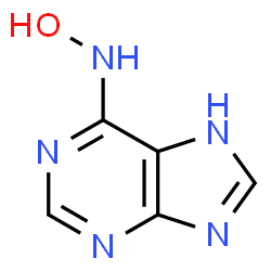 ChemSpider 2D Image | N(6)-Hydroxyadenine | C5H5N5O