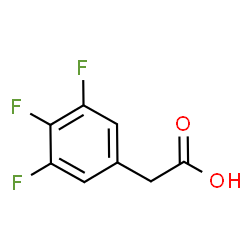 ChemSpider 2D Image | 3,4,5-Trifluorophenylacetic acid | C8H5F3O2