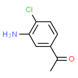 ChemSpider 2D Image | 1-(3-Amino-4-chlorophenyl)ethanone | C8H8ClNO