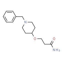 ChemSpider 2D Image | 3-[(1-BENZYL-4-PIPERIDYL)OXY]PROPANAMIDE | C15H22N2O2