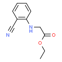 ChemSpider 2D Image | ETHYL (2-CYANOANILINO)ACETATE | C11H12N2O2